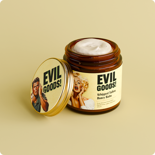 Whipped Beef Tallow and Honey Balm Moisturizer
